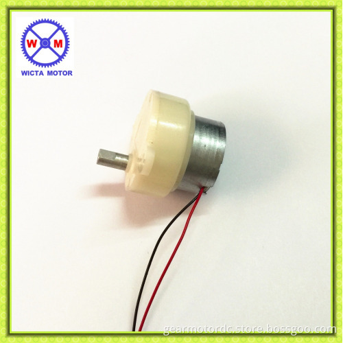 3v small plastic dc gear motor for promotional display